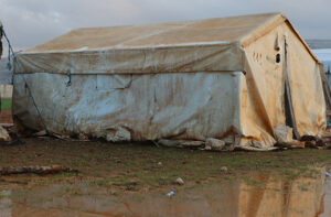 خيمة من مخيمات الشمال السوري